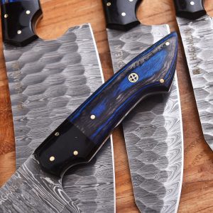 5 piece set with pakka wood handle