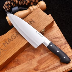 High Polish Knife with Black Micarta Handle