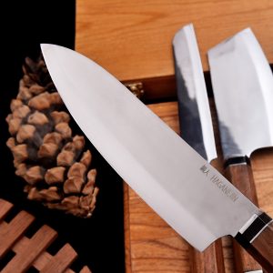 7 piece set with wooden handle